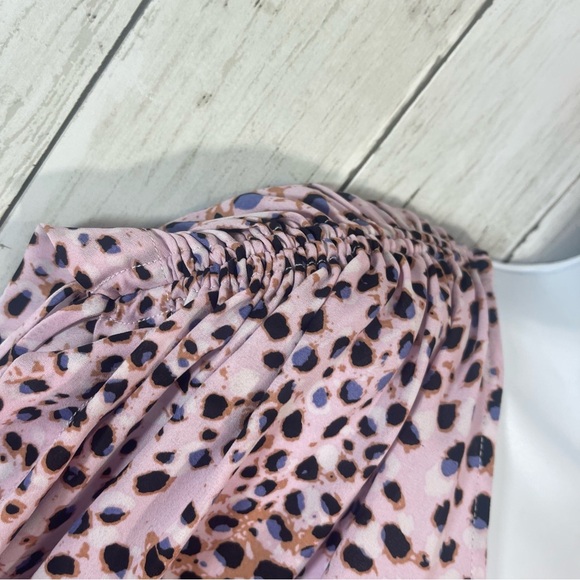 CAbi Seaside Animal Print Cinched Top Extra Small - Picture 2 of 7